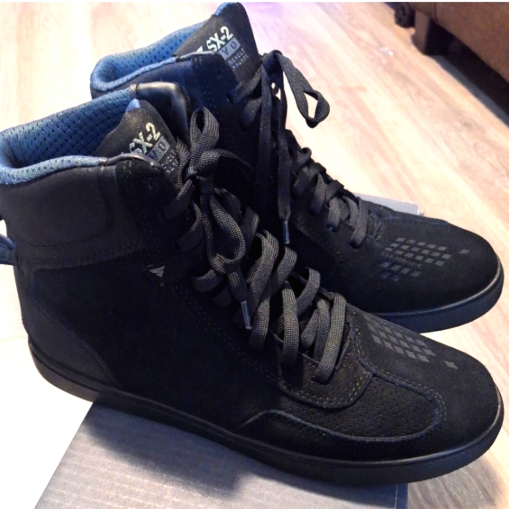 Shima SX-2 Evo Motorcycle Shoes Mens Sz 12 New